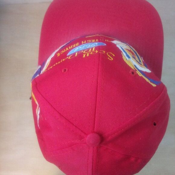 Vintage Scott McNamara Ford Hi-Tech Service Snap Back Hat - Picture 6 of 8
